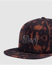 Fallen Footwear - Fallen Footwear Claw Hat Flat Visor 3D EVA Embroidery - Black Orange