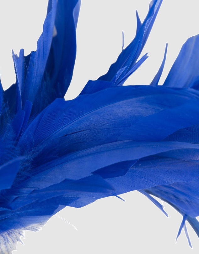 Max Alexander - Modern Royal Blue Racing Fascinator