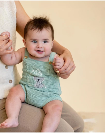 Bebe by Minihaha - Ivan Organic Knitted Koala Bodysuit - Babies