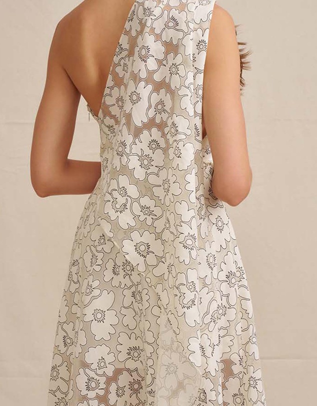 BY JOHNNY. - Serephina Floral Ankle Dress