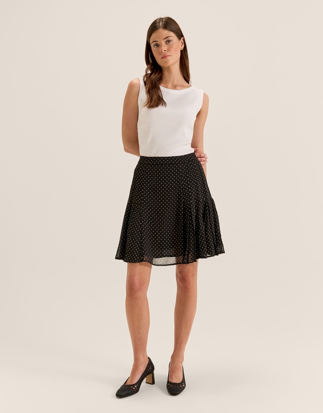 Review - Zoe Spot Mini Skirt