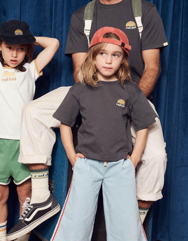 Banabae - Rad Kid Oversized Tee - Faded Black