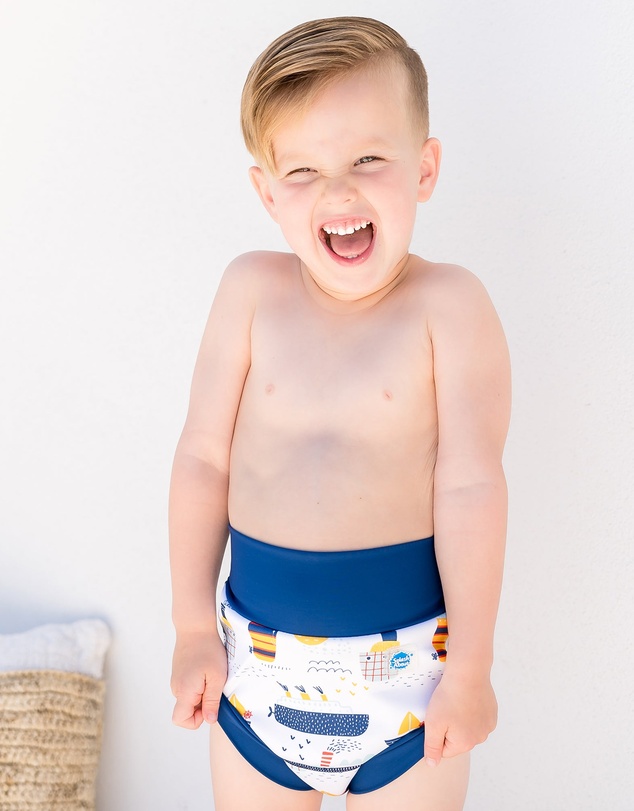 Splash About - Happy Nappy™ & Liners Bundle - Tug Boats