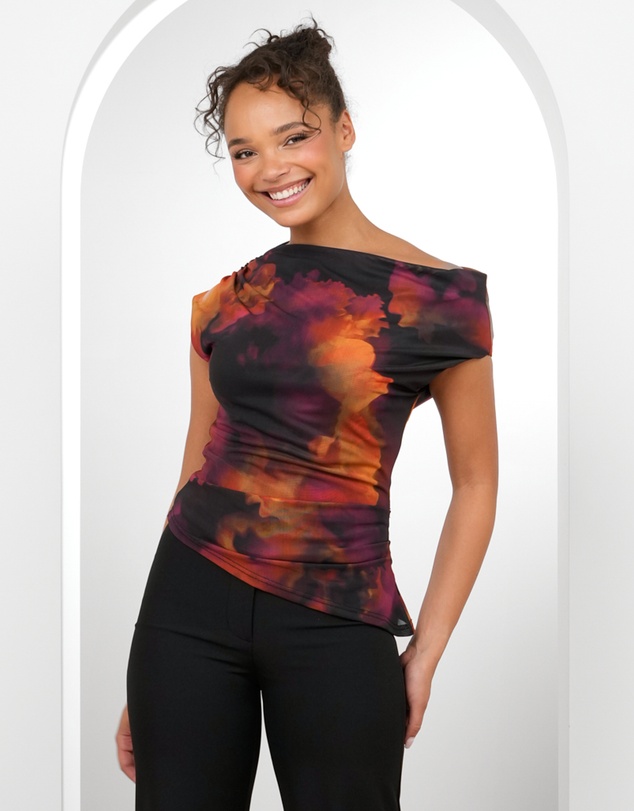 Pilgrim - Mardie Off Shoulder Print Top