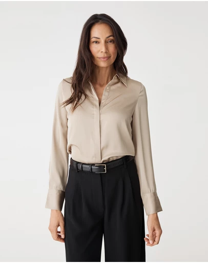 Forcast - Mae Satin Shirt