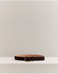 Trenery - Mica Suede Belt in Coffee Bean