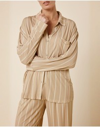 Gingerlilly - Harlow Bamboo Striped PJ Set