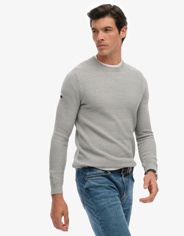 Superdry - Light Weight Cotton Texture Jumper