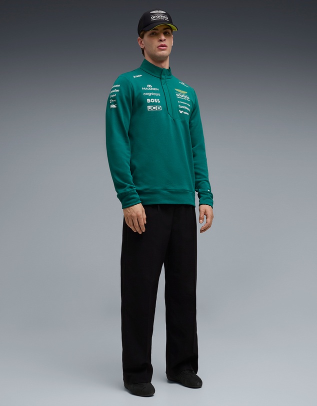 Puma - x ASTON MARTIN ARAMCO F1 TEAM Half-Zip Sweatshirt - Unisex