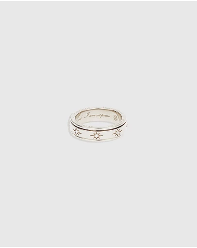 By Charlotte - Silver I Am Loved Ring