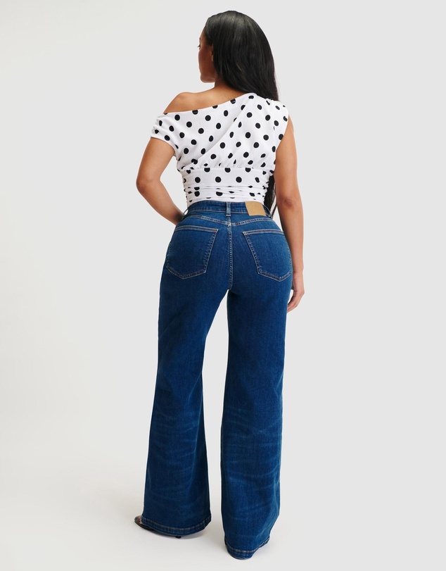 Cotton On - Curvy Stretch Wide Jeans