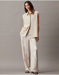 Calvin Klein - Relaxed Twill Printed Trousers