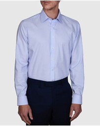 Abelard - Ziggurat Zig-Zag Twill Slim Fit Shirt