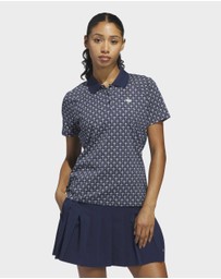 adidas Originals - Originals All Over Trefoil Polo Shirt Womens