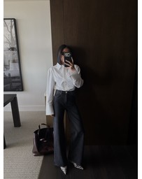& Other Stories - Tapered Tie-Belt Shirt