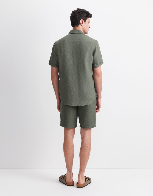 Sportscraft - Short Sleeve Delave Linen Shirt