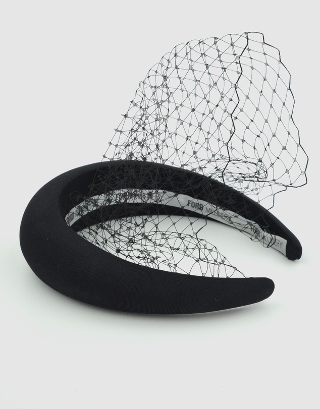 FORD MILLINERY - Black Widow Headpiece