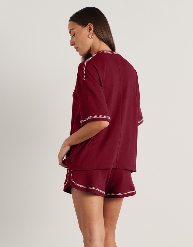 Jag - Celina Blanket Stitch Tee