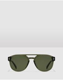 Hawkers Co - HAWKERS - Polarized Green Alligator DIVER Sunglasses for Men and Women UV400