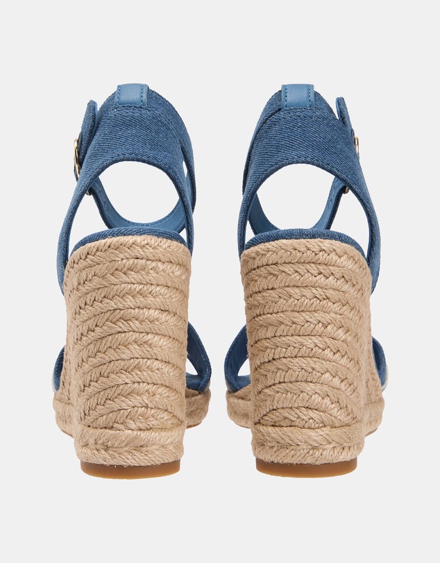 Tommy Hilfiger - High Wedge Webbing Espadrilles - Women's