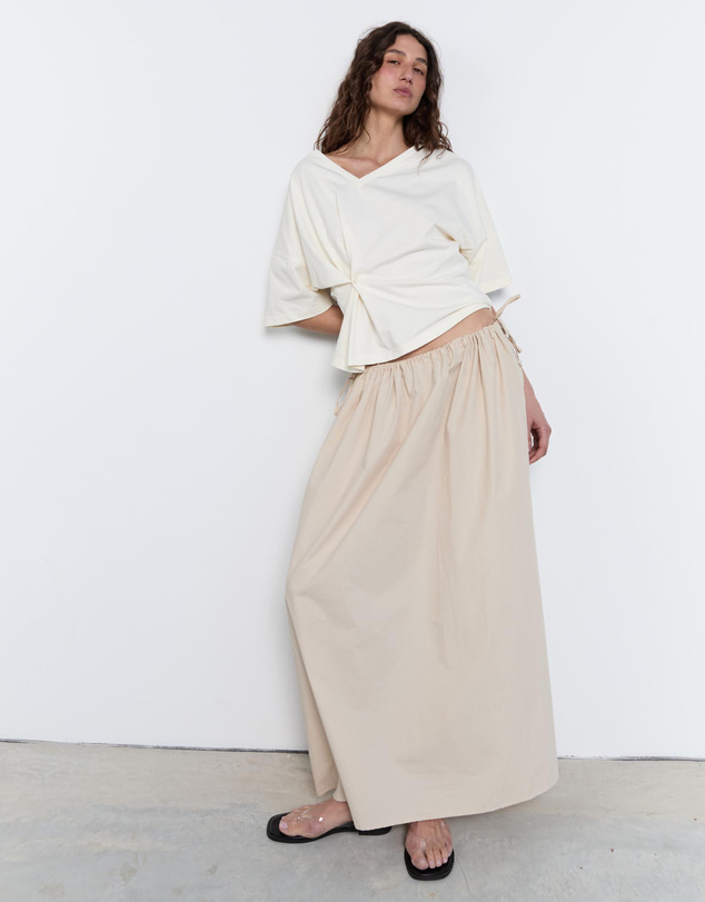 Pinky & Kamal - Side Tie Skirt