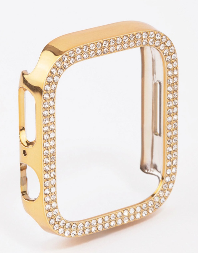 Lovisa - Gold Diamante Encrusted Watch Case 44/45mm