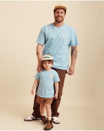 Banabae - Rad Dad Organic Cotton Tee - Blue
