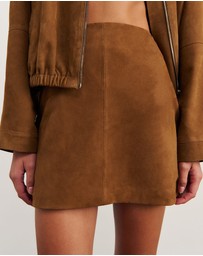 Jag - Ophelia Suede Mini Skirt