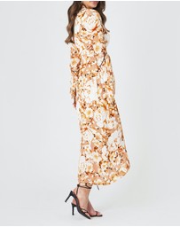 Amelius - Golden Flower Dress