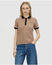 C&M CAMILLA AND MARC - Platinum Short Sleeve Polo