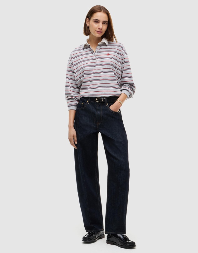 Tommy Hilfiger - Rugby Stripe Relaxed Polo Sweatshirt