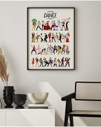 Olive et Oriel - Everybody Dance Now Art Print