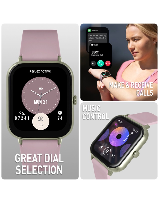 Reflex Active - Nexus Lite Dusty Pink Smart Watch