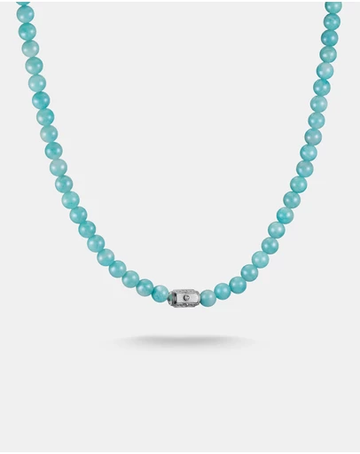 THOMAS SABO - THOMAS SABO Elyndra Necklace with Turquoise Amazonite Beads