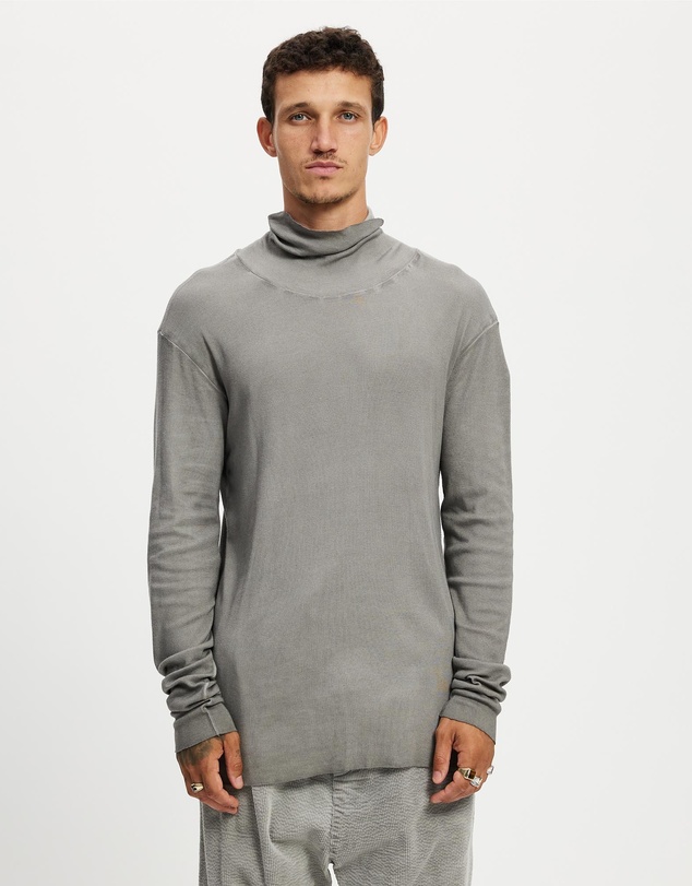 Surrounded By Ghosts - The Atacamite Slim Rib Knit Turtle Neck T-Shirt