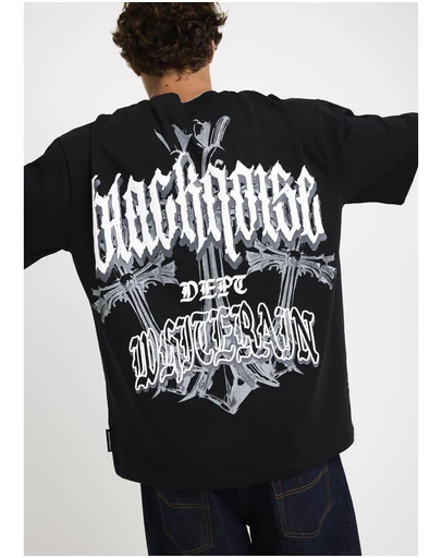 Black Noise White Rain - Shield T-Shirt