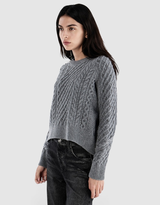 rag & bone - Liz Beaded Crewneck Sweater