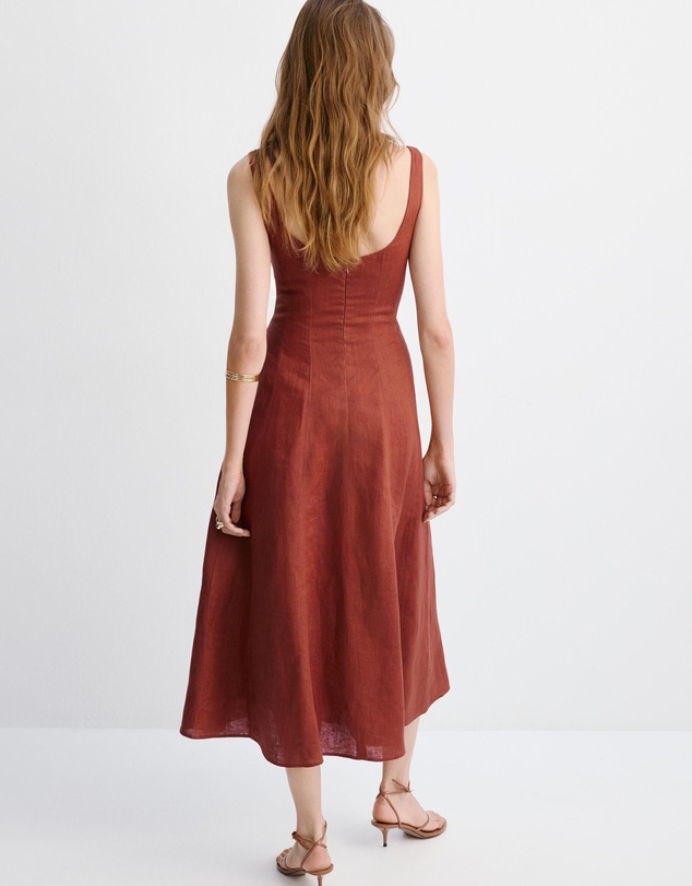 M.N.G - A-Line Linen Dress