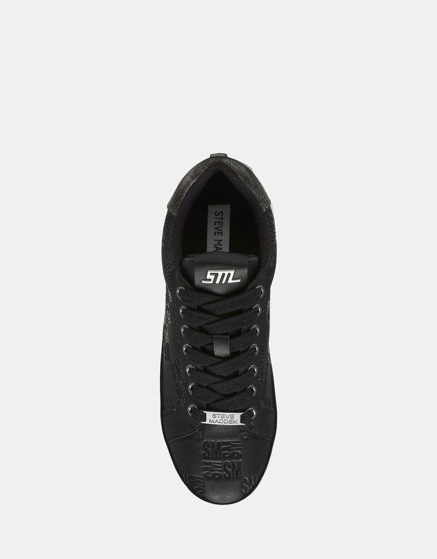 Steve Madden - On-Stage Black/Pewter Sneakers