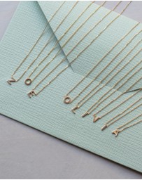 Zoe Olivia - 9K Gold Initial D Necklace