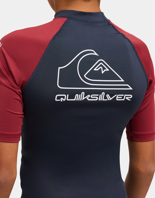 Quiksilver - Boys 8 to 16 On Tour Short Sleeve Rash Vest
