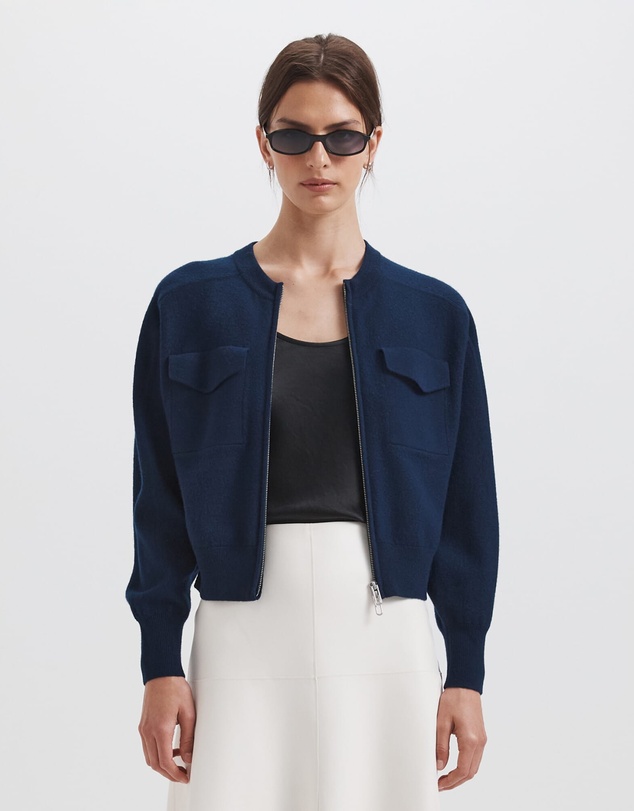 SABA - Amaya Boiled Wool Bomber
