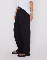 ALEXANDRA - Noir Pants Black