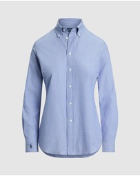 Polo Ralph Lauren - End-On-End Stretch Slim Fit Cotton Shirt - ICONIC EXCLUSIVE