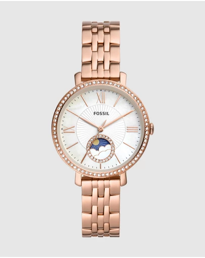 Fossil - Fossil Jacqueline Rose Gold Watch ES5165
