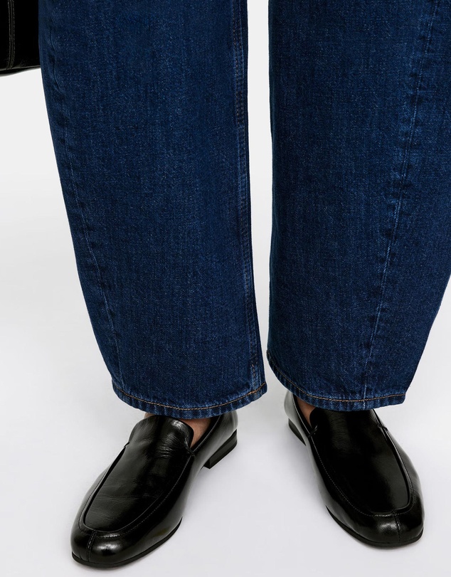 ARKET - Lacquered Leather Loafers - Women's
