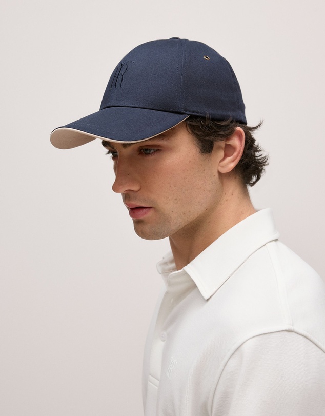 Trenery - Leo Monogram Cap in Night Sky