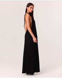 SNDYS - Polly Halter Neck Maxi Dress