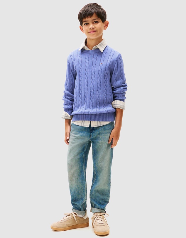 Tommy Hilfiger - Cotton Cable Sweater - Kids
