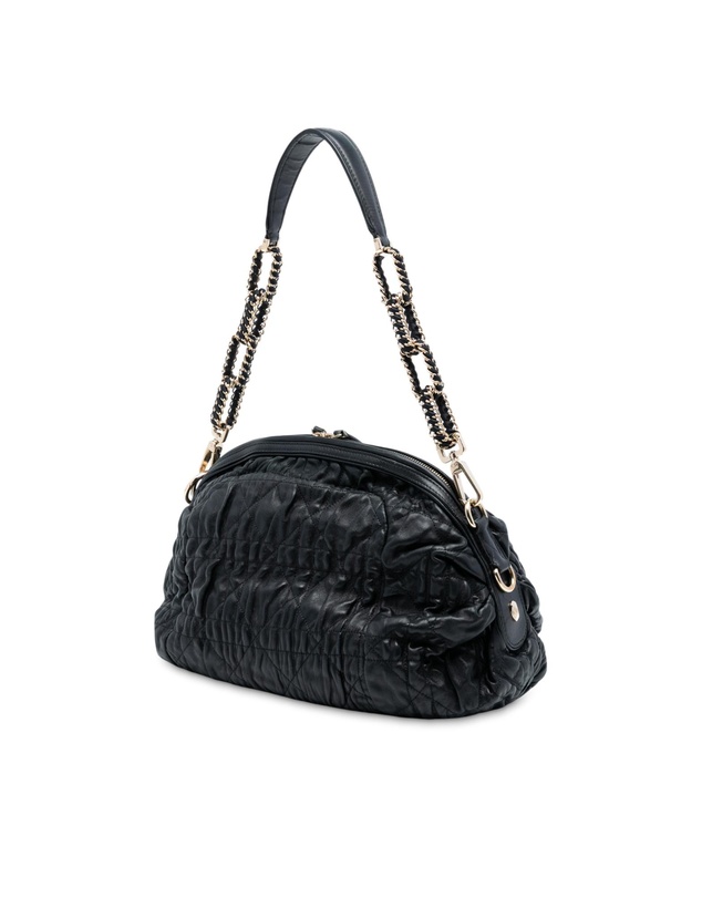 Pre-Loved by Azura Reborn - Pre-Loved Lambskin Cannage Gaufre Delices Shoulder Bag